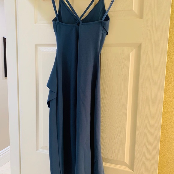 She + Sky- Spaghetti strap Cocktail ruffle dress - Picture 8 of 8